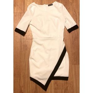 Color block Mock Wrap Dress